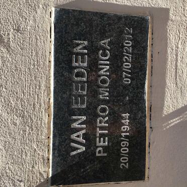 EEDEN Petro Monica, van 1944-2012