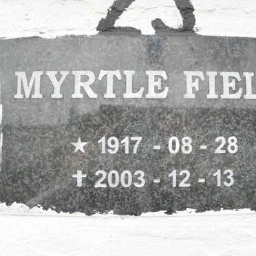 FIELD Myrtle 1917-2003