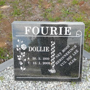 FOURIE Dollie 1910-2005