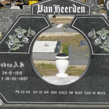 HEERDEN Jacobus A.S., van 1918-1987