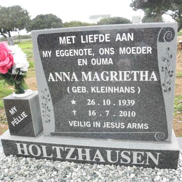 HOLTZHAUSEN Anna Magrietha nee KLEINHANS 1939-2010