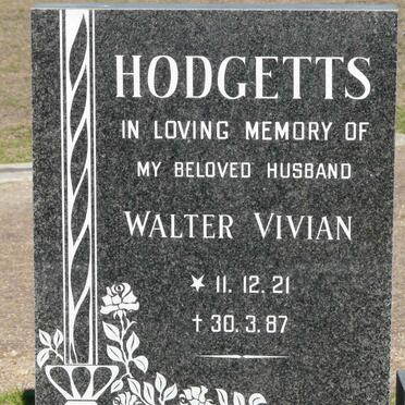 HODGETTS Walter Vivian 1921-1987