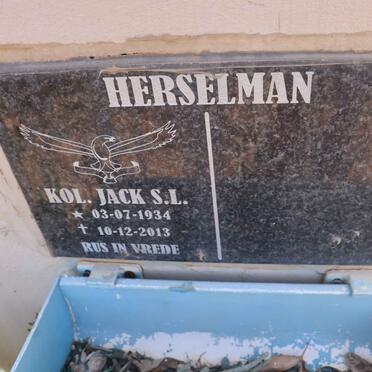 HERSELMAN Jack S.L. 1934-2013