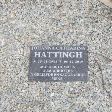 HATTINGH Johanna Catharina 1918-2019