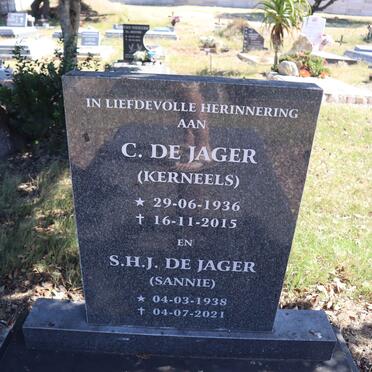 JAGER C., de 1936-2015 & S.H.J. 1938-2021