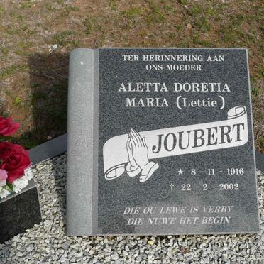 JOUBERT Aletta Doretia Maria 1916-2002