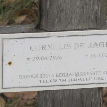 JAGER Cornelis, de 1936-2015