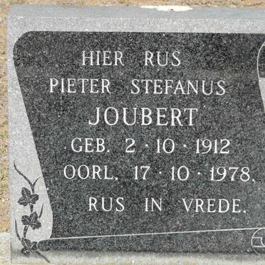 JOUBERT Pieter Stephanus 1912-1978