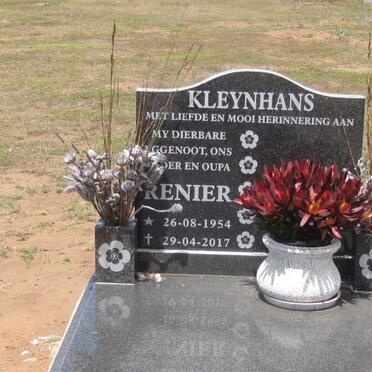 KLEYNHANS Renier 1954-2017