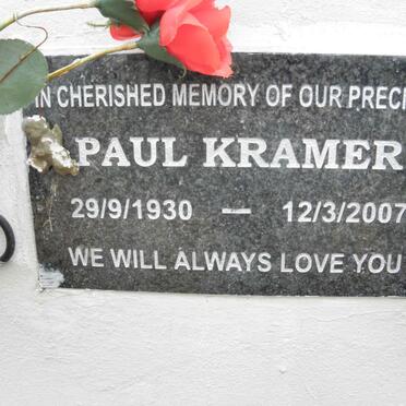 KRAMER Paul 1930-2007