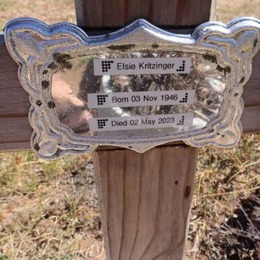 KRITZINGER Elsie 1946-2023