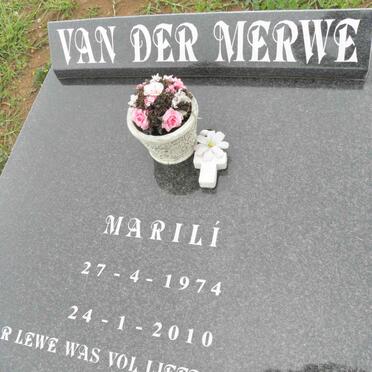 MERWE Marili, van der 1974-2010