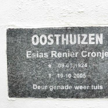 OOSTHUIZEN Esias Renier Cronje 1924-2005