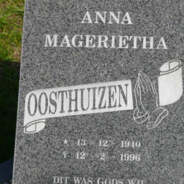 OOSTHUIZEN Anna Magerietha 1940-1996