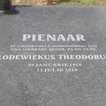 PIENAAR Lodewiekus Theodorus 1950-2019