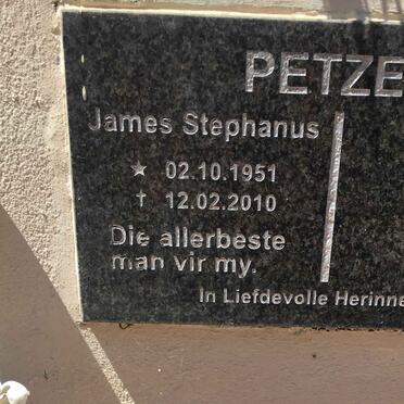 PETZER James Stephanus 1951-2010