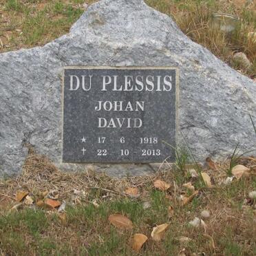 PLESSIS Johan David, du 1918-2013