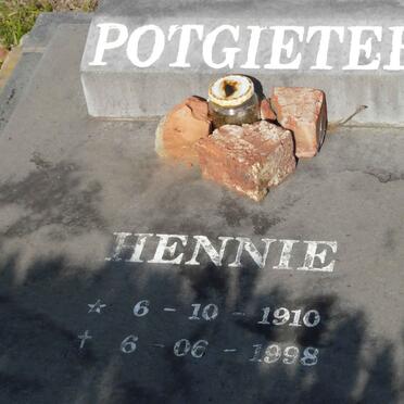 POTGIETER Hennie 1910-1998