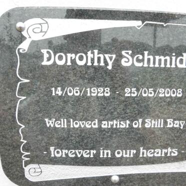 SCHMIDT Dorothy 1928-2008.