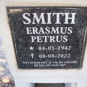 SMITH Erasmus Petrus 1942-2022