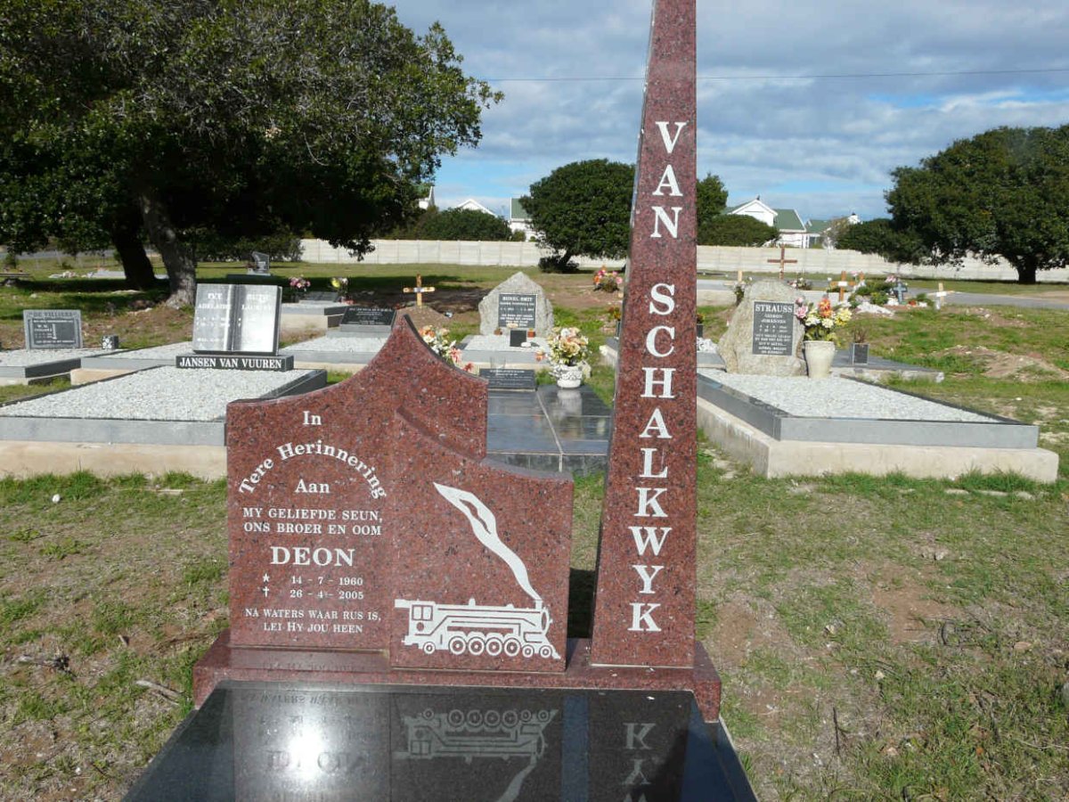 SCHALKWYK Deon, van 1960-2005