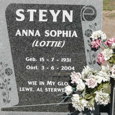 STEYN Anna Sophia 1931-2004