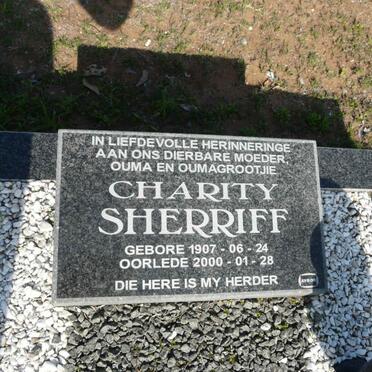 SHERRIFF Charity 1907-2000