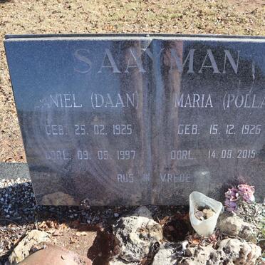 SAAYMAN Daniel 1925-1997 & Maria 1926-2015