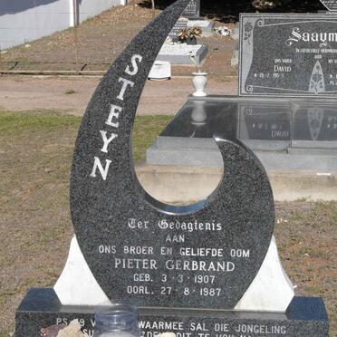 STEYN Pieter Gerbrand 1907-1987