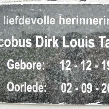 TALJAARD Jacobus Dirk Louis 1950-2005
