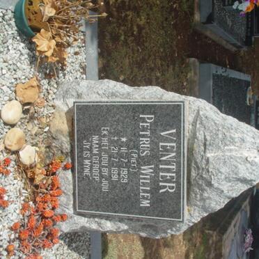 VENTER Petrus Willem 1929-1991