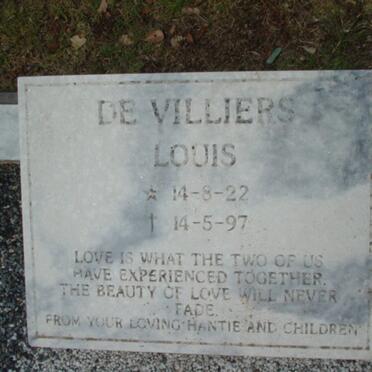 VILLIERS Louis, de 1922-1997 &amp; Hantie 1927-