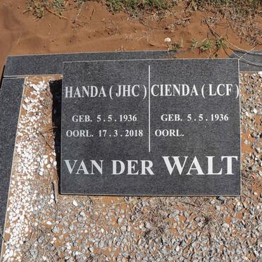 WALT Handa, van der 1936-2018 & Cienda 1936-