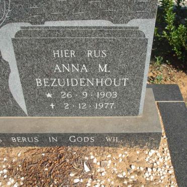 BEZUIDENHOUT Anna M. 1903-1977