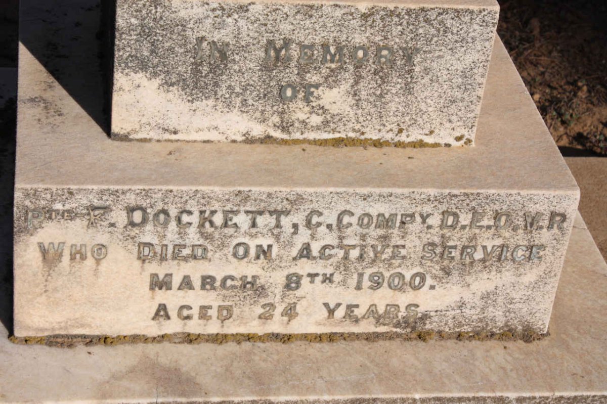 DOCKETT F. -1900