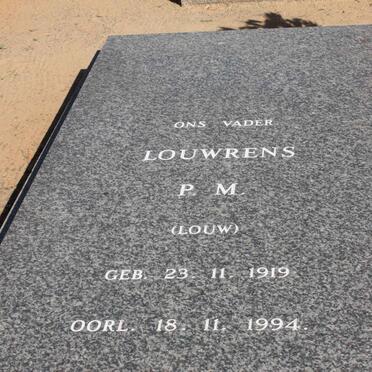 DEVENTER Louwrens P.M., van 1919-1994