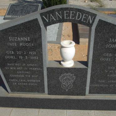 EEDEN Jacobus Johannes 1918-2000 &amp; Suzanne HUGO 1921-1982