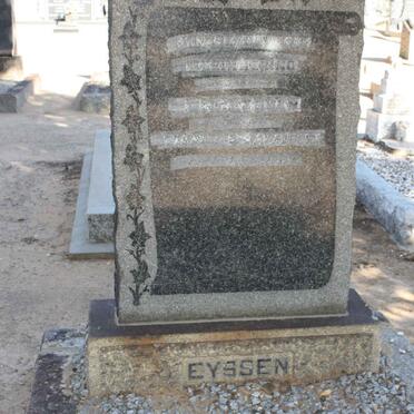 EYSSEN M.C. nee DU PLESSIS 1891-1942
