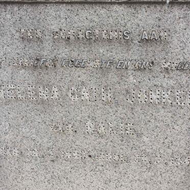 JONKER Helena Cath. ?