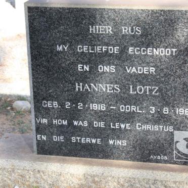 LOTZ Hannes 1916-1966