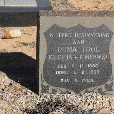 MERWE Cecilia, v.d. 1886-1969