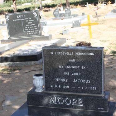 MOORE Hendery Jacobus 1959-1989