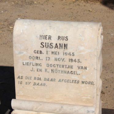 NOTHNAGEL Susann 1945-1945