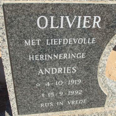 OLIVIER Andries 1919-1992