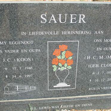 SAUER J.C. 1946-1997 &amp; H.C.M. CLOETE 1952-2004