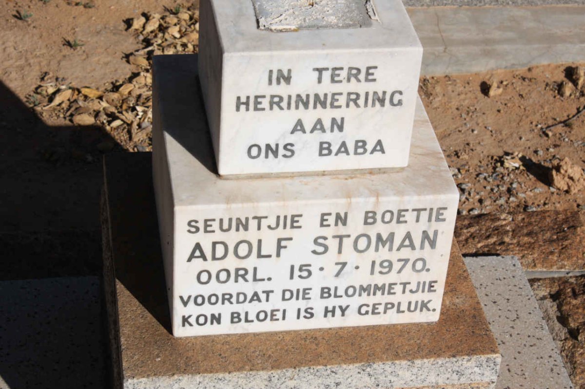 STOMAN Adolf -1970