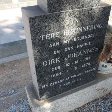 VOLSCHENK Dirk Johannes 1913-1972 