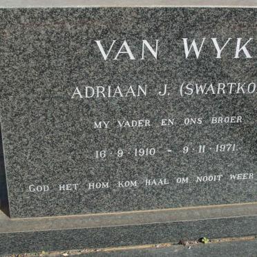 WYK Adriaan J., van 1910-1971