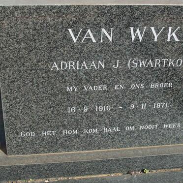 WYK Adriaan J., van 1910-1971