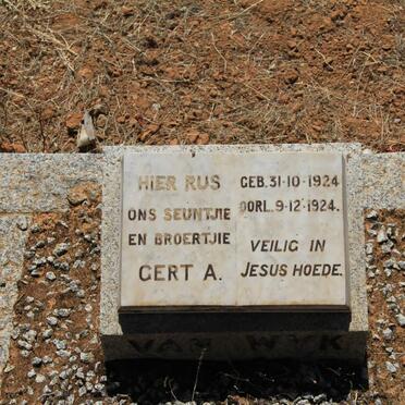 WYK Gert A., van 1924-1924